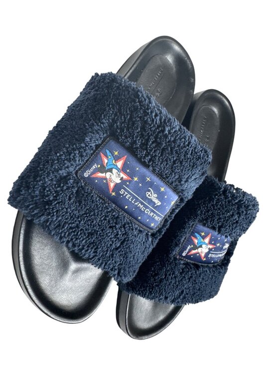 NWB Stella McCartney Fantasia Mickey Vesta Slides Navy Mens Size 43 main image 12
